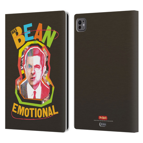 Mr. Bean Graphic Art Bean Emotional Leather Book Wallet Case Cover For Apple iPad Pro 11 M4/M5 2024/2025