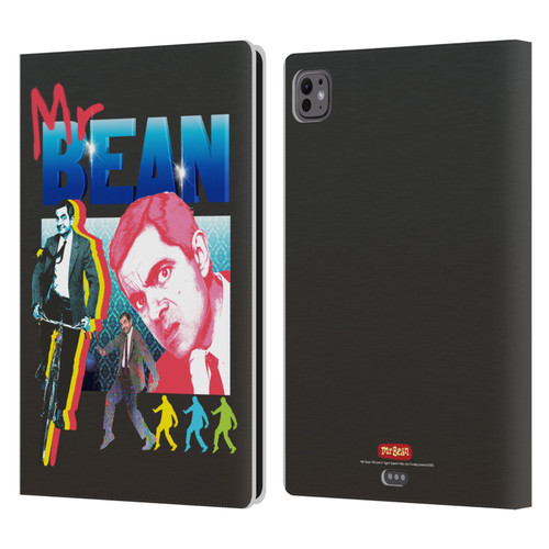 Mr. Bean Graphic Art Bike Leather Book Wallet Case Cover For Apple iPad Pro 11 M4/M5 2024/2025