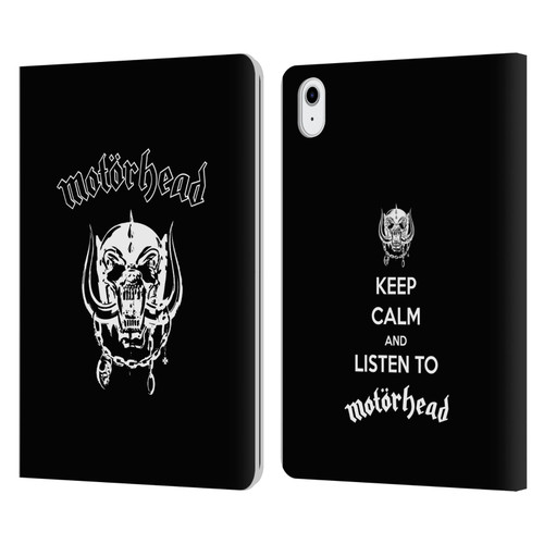 Motorhead Graphics Classic Logo Leather Book Wallet Case Cover For Apple iPad Air 11 2020/2022/2024/2025