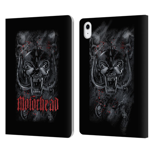 Motorhead Graphics Deathstorm Leather Book Wallet Case Cover For Apple iPad Air 11 2020/2022/2024/2025