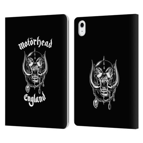 Motorhead Graphics England Leather Book Wallet Case Cover For Apple iPad Air 11 2020/2022/2024/2025
