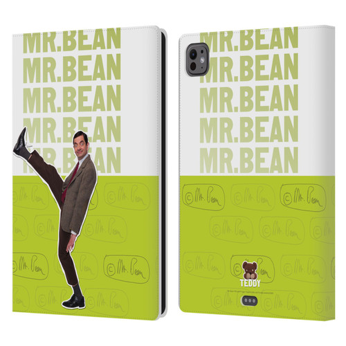 Mr. Bean Key Art Portrait Leather Book Wallet Case Cover For Apple iPad Pro 11 M4/M5 2024/2025