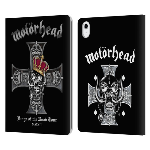 Motorhead Tours Kings Of The Road Leather Book Wallet Case Cover For Apple iPad Air 11 2020/2022/2024/2025