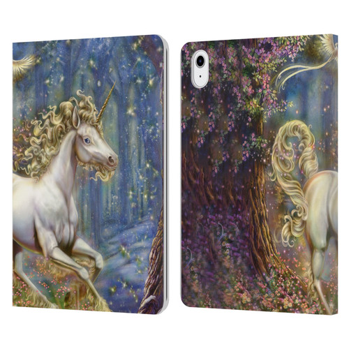 Myles Pinkney Mythical Unicorn Leather Book Wallet Case Cover For Apple iPad Air 11 2020/2022/2024/2025