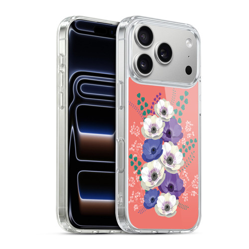 Anis Illustration Flowers Bouquet 4 Soft Gel Case for Apple iPhone 17 Pro