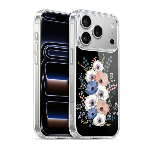 Anis Illustration Flowers Bouquet 5 Soft Gel Case for Apple iPhone 17 Pro