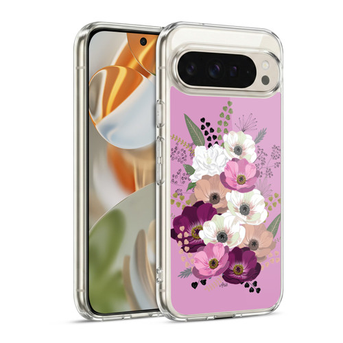 Anis Illustration Flowers Bouquet 3 Soft Gel Case for Google Pixel 9 / Pixel 9 Pro