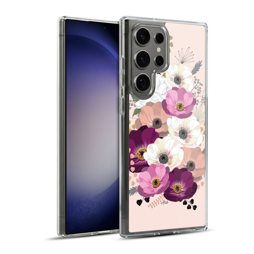 Anis Illustration Flowers Bouquet 1 Soft Gel Case for Samsung Galaxy S23 Ultra 5G & MagSafe