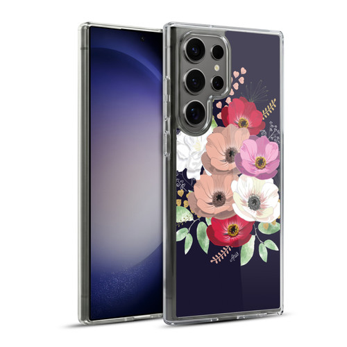 Anis Illustration Flowers Bouquet 2 Soft Gel Case for Samsung Galaxy S23 Ultra 5G & MagSafe