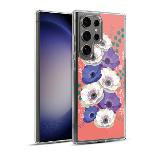 Anis Illustration Flowers Bouquet 4 Soft Gel Case for Samsung Galaxy S23 Ultra 5G & MagSafe