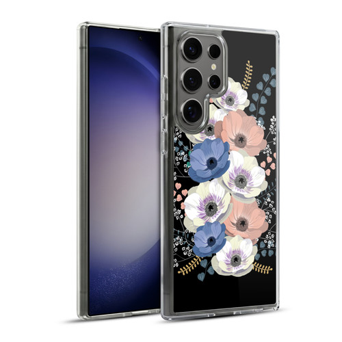 Anis Illustration Flowers Bouquet 5 Soft Gel Case for Samsung Galaxy S23 Ultra 5G & MagSafe
