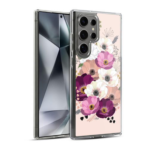 Anis Illustration Flowers Bouquet 1 Soft Gel Case for Samsung Galaxy S24 Ultra 5G & MagSafe
