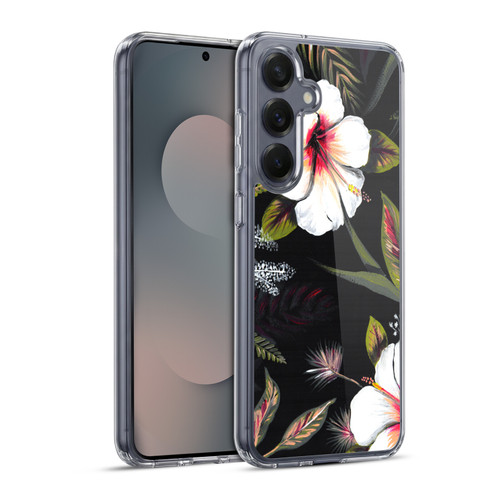 Anis Illustration Flowers Tropical Soft Gel Case for Samsung Galaxy S25+ & MagSafe