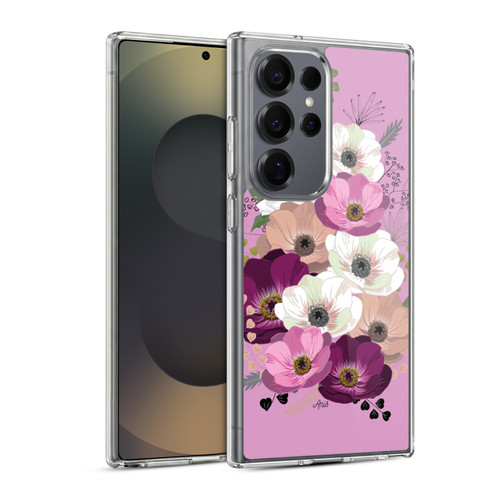 Anis Illustration Flowers Bouquet 3 Soft Gel Case for Samsung Galaxy S25 Ultra & MagSafe