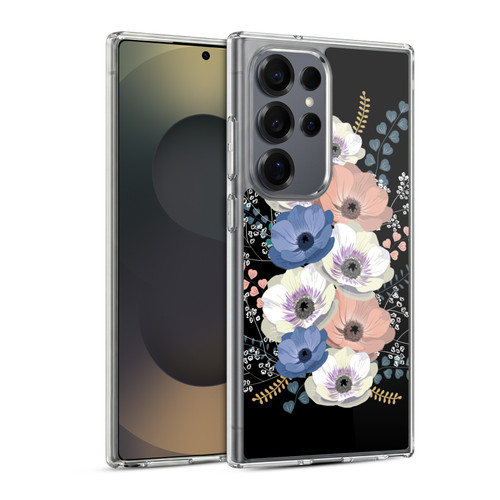 Anis Illustration Flowers Bouquet 5 Soft Gel Case for Samsung Galaxy S25 Ultra & MagSafe