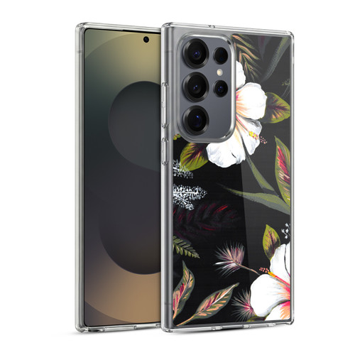 Anis Illustration Flowers Tropical Soft Gel Case for Samsung Galaxy S25 Ultra & MagSafe