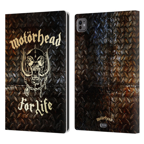Motorhead Key Art For Life Leather Book Wallet Case Cover For Apple iPad Pro 11 M4/M5 2024/2025
