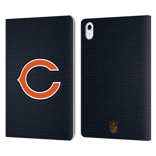 NFL Chicago Bears Logo Football Leather Book Wallet Case Cover For Apple iPad Air 11 2020/2022/2024/2025/2026