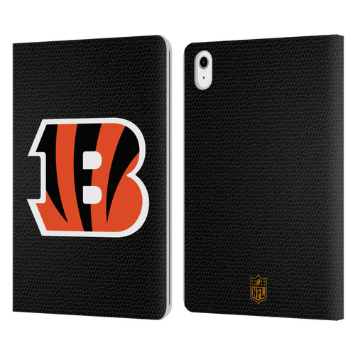 NFL Cincinnati Bengals Logo Football Leather Book Wallet Case Cover For Apple iPad Air 11 2020/2022/2024/2025/2026