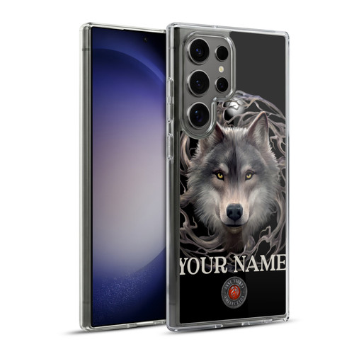 Custom Customised Personalised Anne Stokes Art Night Forest Soft Gel Case for Samsung Galaxy S23 Ultra 5G & MagSafe
