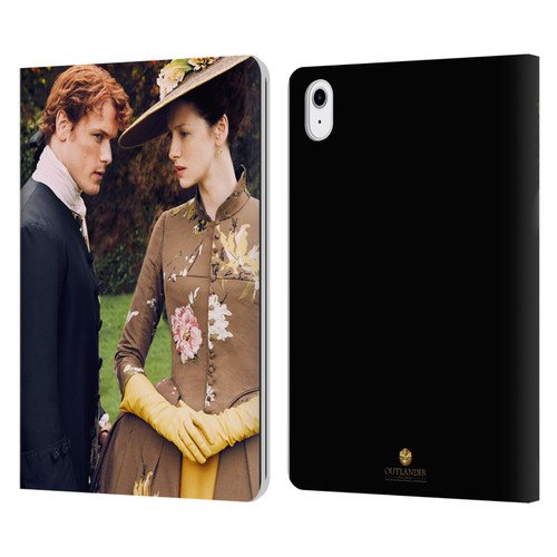 Outlander Characters Jamie And Claire Leather Book Wallet Case Cover For Apple iPad Air 11 2020/2022/2024/2025