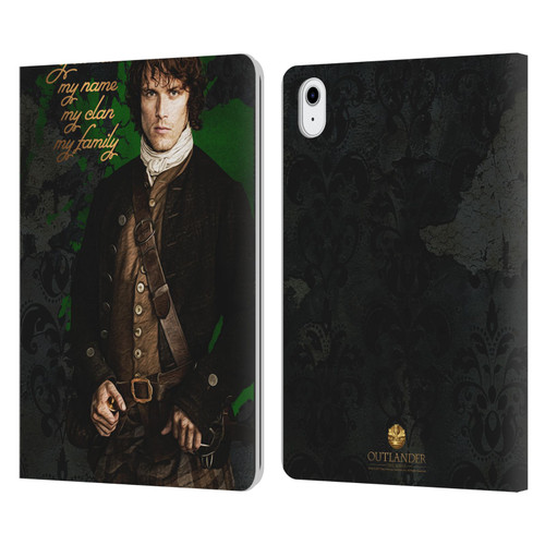 Outlander Portraits Jamie Leather Book Wallet Case Cover For Apple iPad Air 11 2020/2022/2024/2025