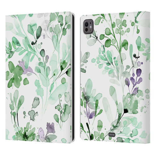 Ninola Wild Grasses Eucalyptus Plants Leather Book Wallet Case Cover For Apple iPad Pro 11 M4/M5 2024/2025