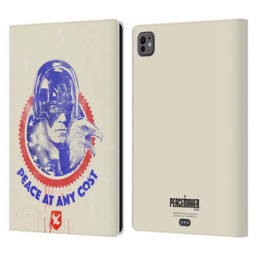 Peacemaker: Television Series Graphics Christopher Smith & Eagly Leather Book Wallet Case Cover For Apple iPad Pro 11 M4/M5 2024/2025