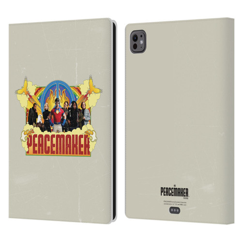 Peacemaker: Television Series Graphics Group Leather Book Wallet Case Cover For Apple iPad Pro 11 M4/M5 2024/2025