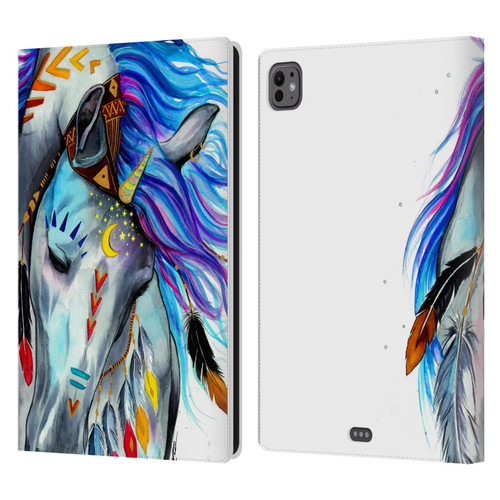 Pixie Cold Animals Spirit Leather Book Wallet Case Cover For Apple iPad Pro 11 M4/M5 2024/2025