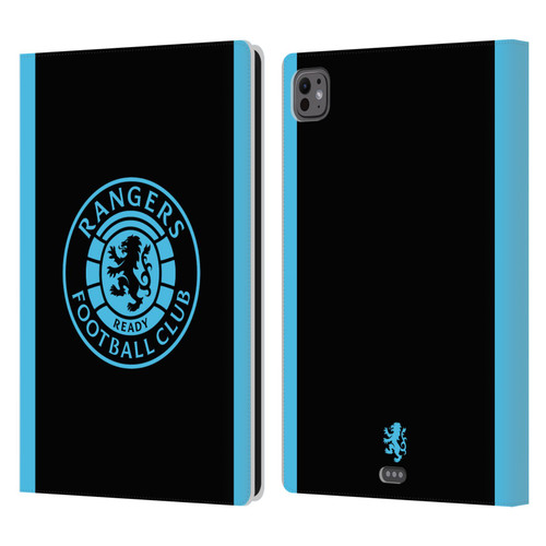 Rangers FC Crest Light Blue Leather Book Wallet Case Cover For Apple iPad Pro 11 M4/M5 2024/2025