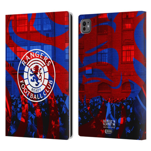 Rangers FC Crest Logo Stadium Leather Book Wallet Case Cover For Apple iPad Pro 11 M4/M5 2024/2025