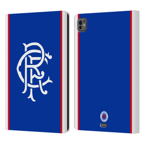 Rangers FC 2025/26 Kit Home Leather Book Wallet Case Cover For Apple iPad Pro 11 M4/M5 2024/2025