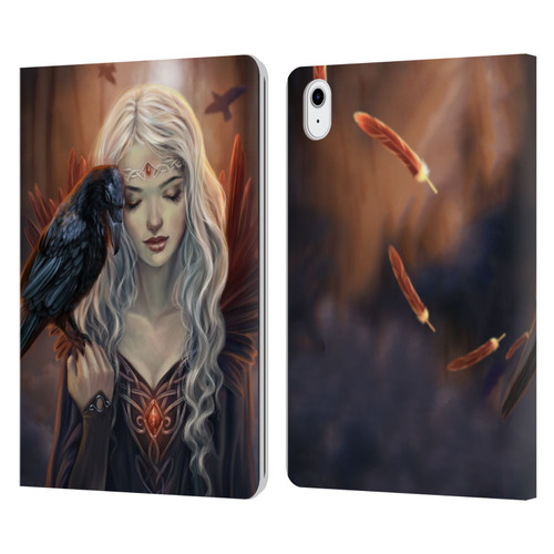 Selina Fenech Gothic Ravenkin Leather Book Wallet Case Cover For Apple iPad Air 11 2020/2022/2024/2025