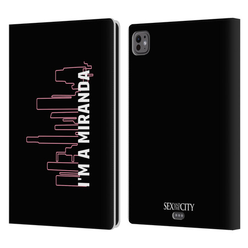 Sex and The City: Television Series Characters Miranda Leather Book Wallet Case Cover For Apple iPad Pro 11 M4/M5 2024/2025