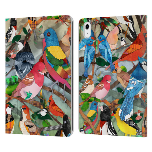 Suzan Lind Birds Medley 2 Leather Book Wallet Case Cover For Apple iPad Air 11 2020/2022/2024/2025