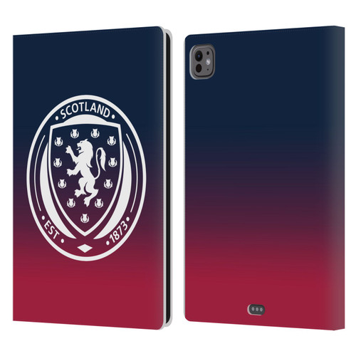 Scotland National Football Team Logo 2 Gradient Leather Book Wallet Case Cover For Apple iPad Pro 11 M4/M5 2024/2025