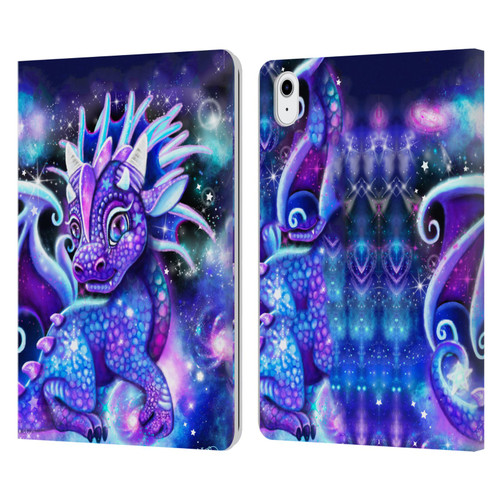 Sheena Pike Dragons Galaxy Lil Dragonz Leather Book Wallet Case Cover For Apple iPad Air 11 2020/2022/2024/2025