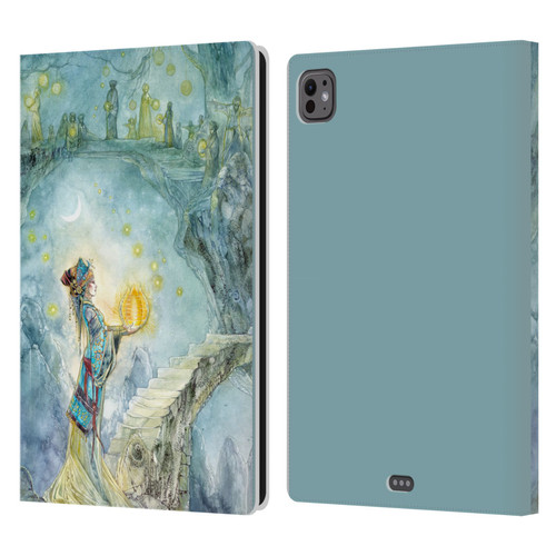 Stephanie Law Art Festival Night Leather Book Wallet Case Cover For Apple iPad Pro 11 M4/M5 2024/2025