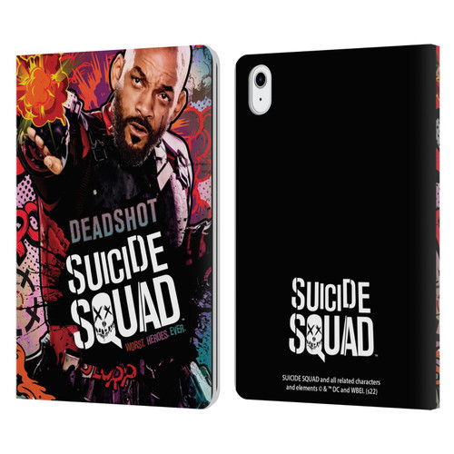 Suicide Squad 2016 Graphics Deadshot Poster Leather Book Wallet Case Cover For Apple iPad Air 11 2020/2022/2024/2025