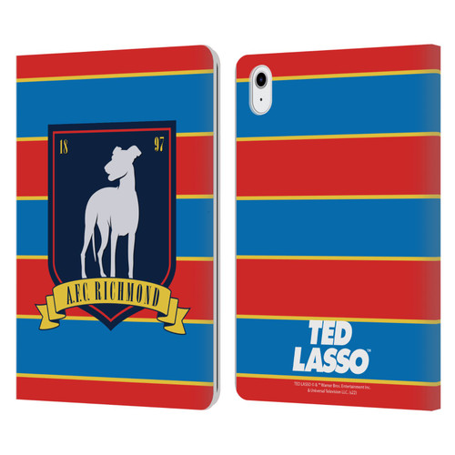 Ted Lasso Season 1 Graphics A.F.C Richmond Stripes Leather Book Wallet Case Cover For Apple iPad Air 11 2020/2022/2024/2025
