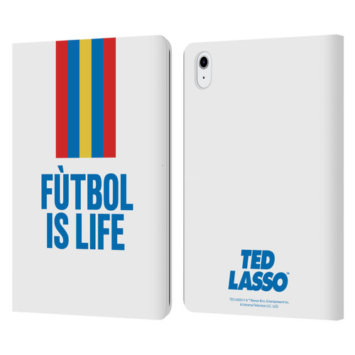 Ted Lasso Season 1 Graphics Futbol Is Life Leather Book Wallet Case Cover For Apple iPad Air 11 2020/2022/2024/2025