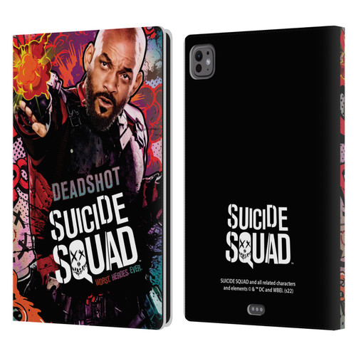 Suicide Squad 2016 Graphics Deadshot Poster Leather Book Wallet Case Cover For Apple iPad Pro 11 M4/M5 2024/2025