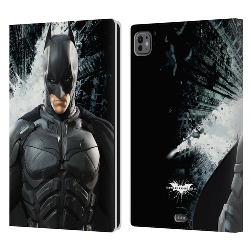 The Dark Knight Rises Character Art Batman Leather Book Wallet Case Cover For Apple iPad Pro 11 M4/M5 2024/2025