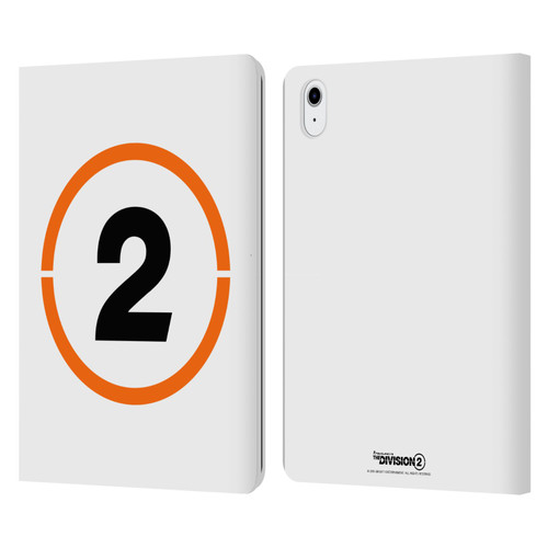 Tom Clancy's The Division 2 Logo Art Ring 2 Leather Book Wallet Case Cover For Apple iPad Air 11 2020/2022/2024/2025