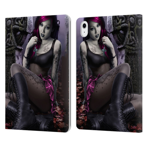 Tom Wood Fantasy Goth Girl Vampire Leather Book Wallet Case Cover For Apple iPad Air 11 2020/2022/2024/2025/2026