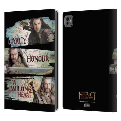 The Hobbit An Unexpected Journey Key Art Loyalty And Honour Leather Book Wallet Case Cover For Apple iPad Pro 11 M4/M5 2024/2025