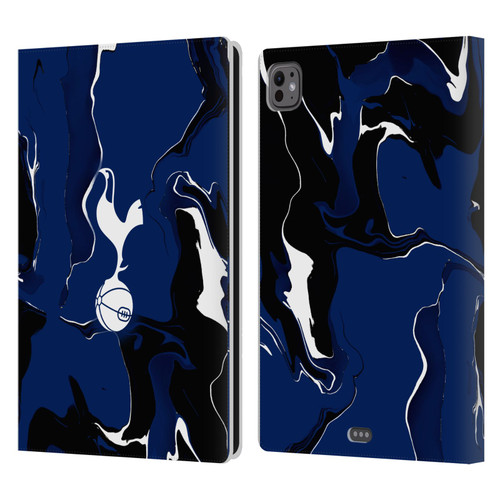Tottenham Hotspur F.C. Badge Marble Leather Book Wallet Case Cover For Apple iPad Pro 11 M4/M5 2024/2025