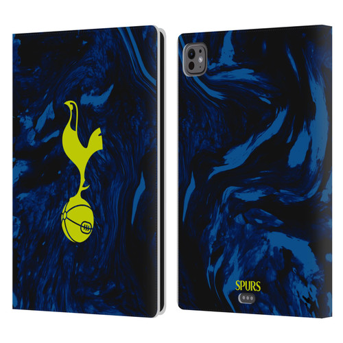 Tottenham Hotspur F.C. 2021/22 Badge Kit Away Leather Book Wallet Case Cover For Apple iPad Pro 11 M4/M5 2024/2025