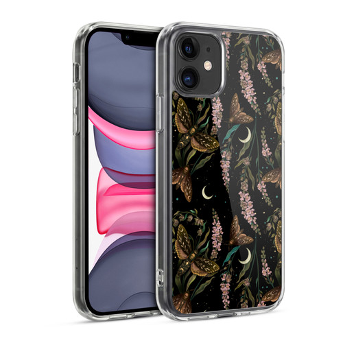 Episodic Drawing Pattern Death Head Pattern Soft Gel Case for Apple iPhone 11